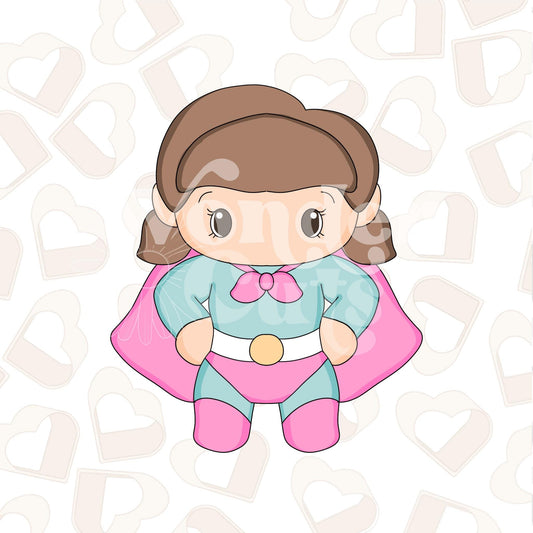 Superhero Girl 2 Cookie Cutter