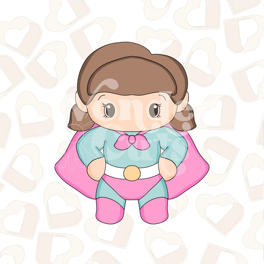 Girl Superhero 2 Cookie Cutter
