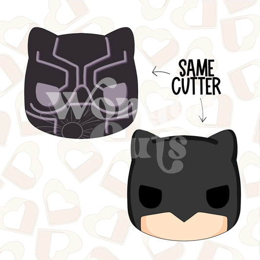Superhero Head 2 Cookie Cutter