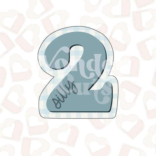 Basic Number 2 Cookie Cutter