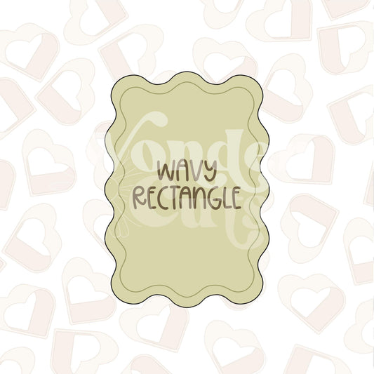 Wavy Rectangle Cookie Cutter