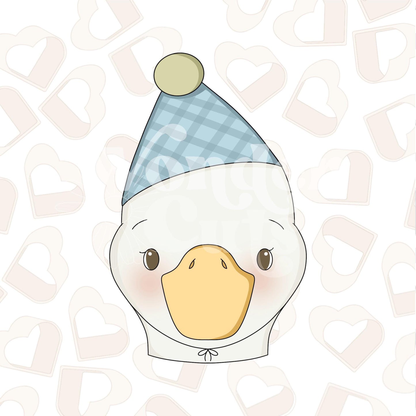 Party Hat Goose Head Cookie Cutter