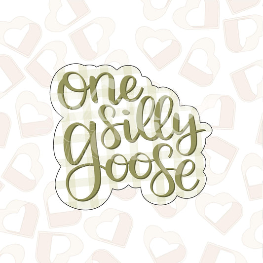 One Silly Goose Cookie Cutter