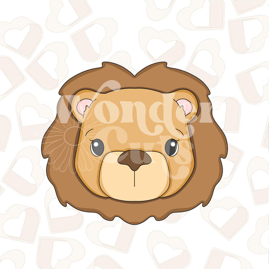 Lion Head Cookie Cutter
