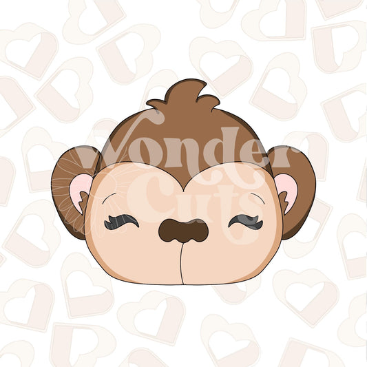 Monkey Head Cookie Cutter