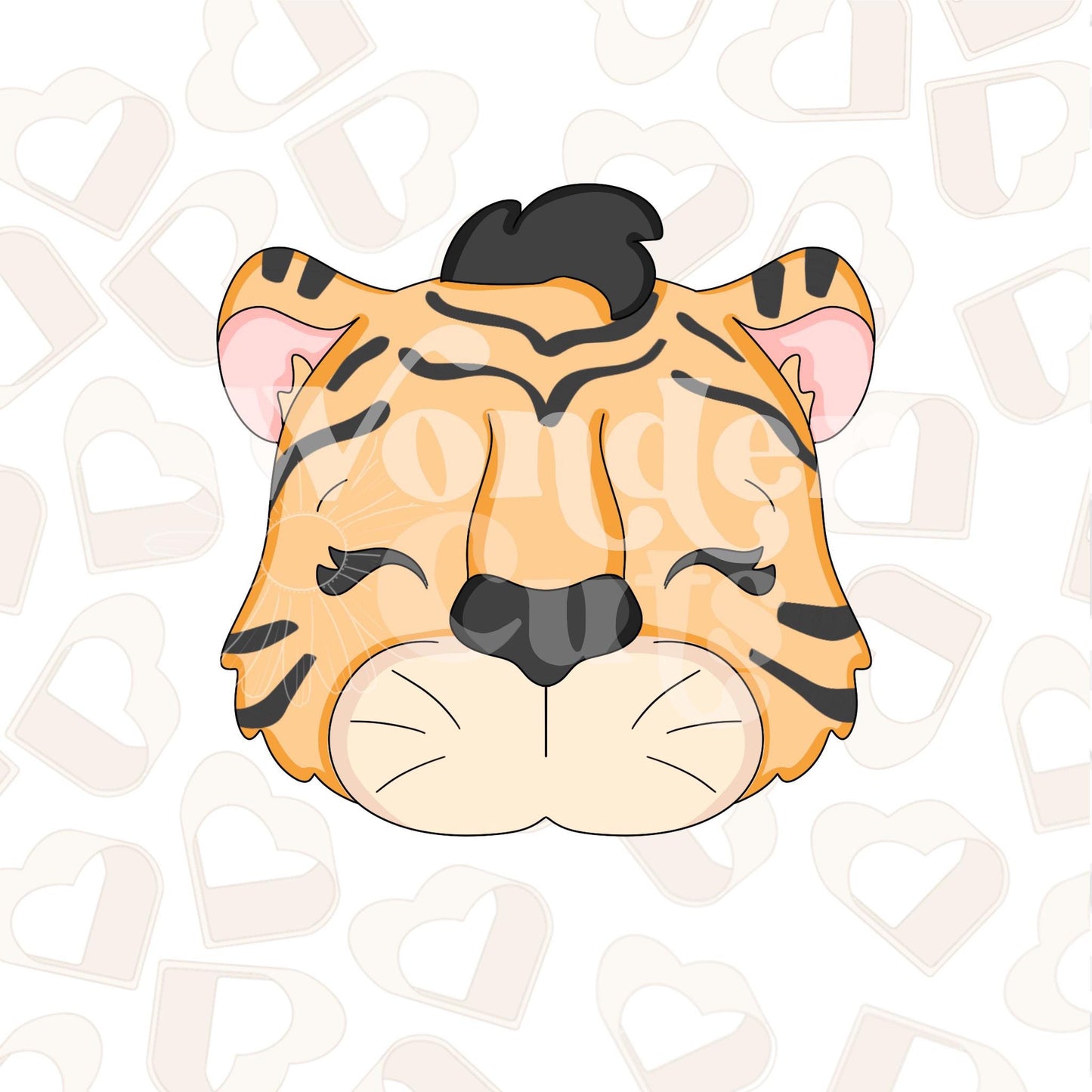 Tiger Head Cookie Cutter