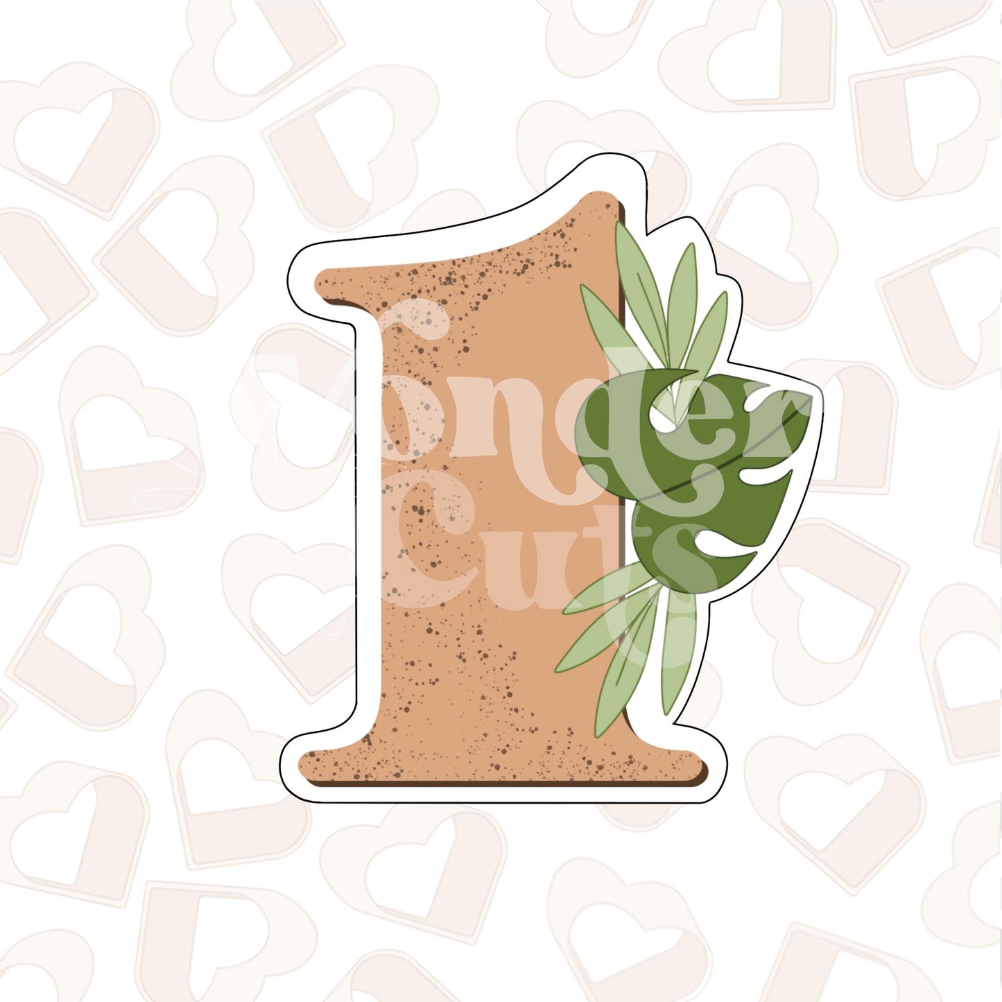 Jungle Leaf One Cookie Cutter