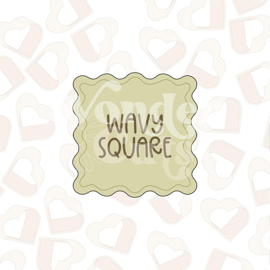 Wavy Square Cookie Cutter