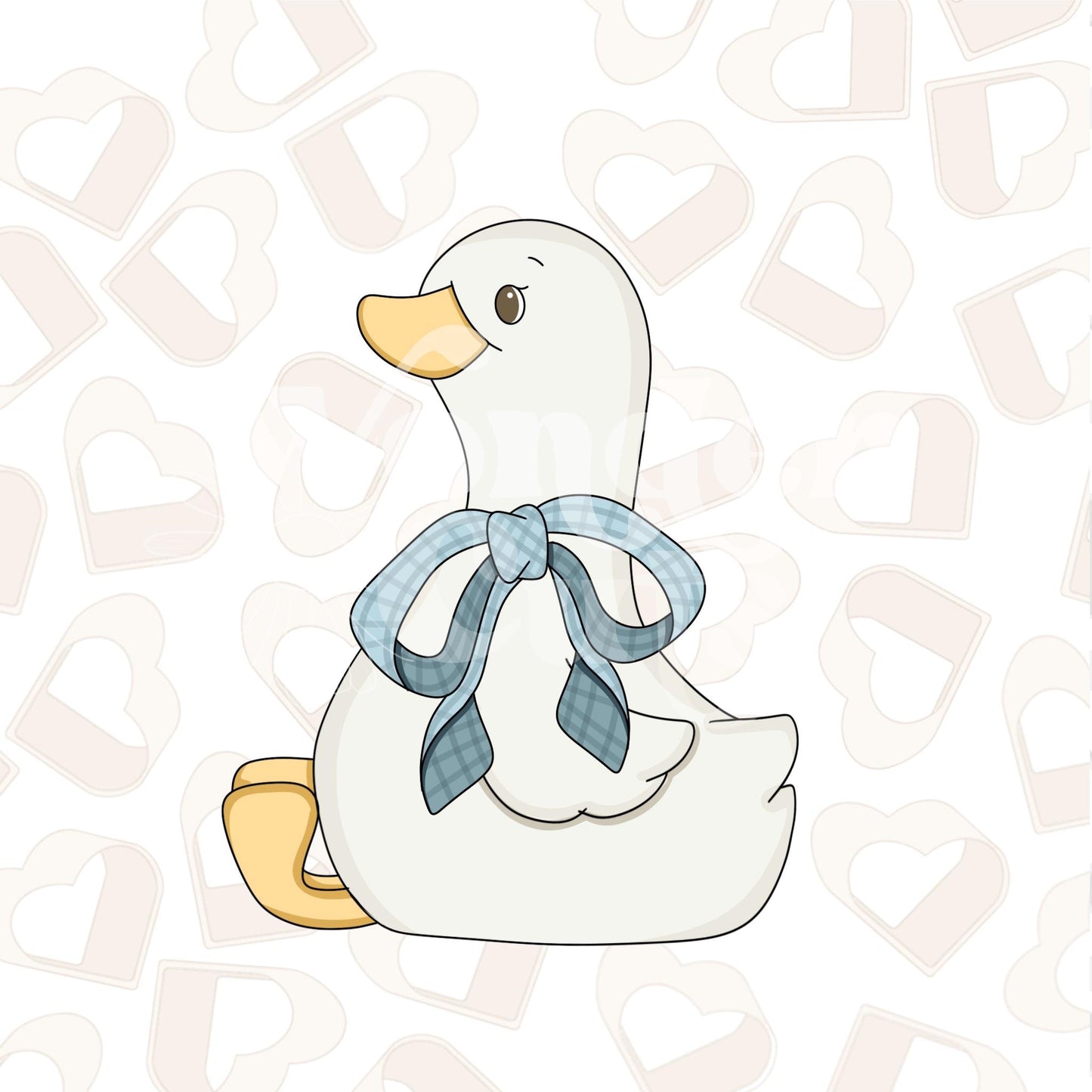 Goose with Bow Cookie Cutter