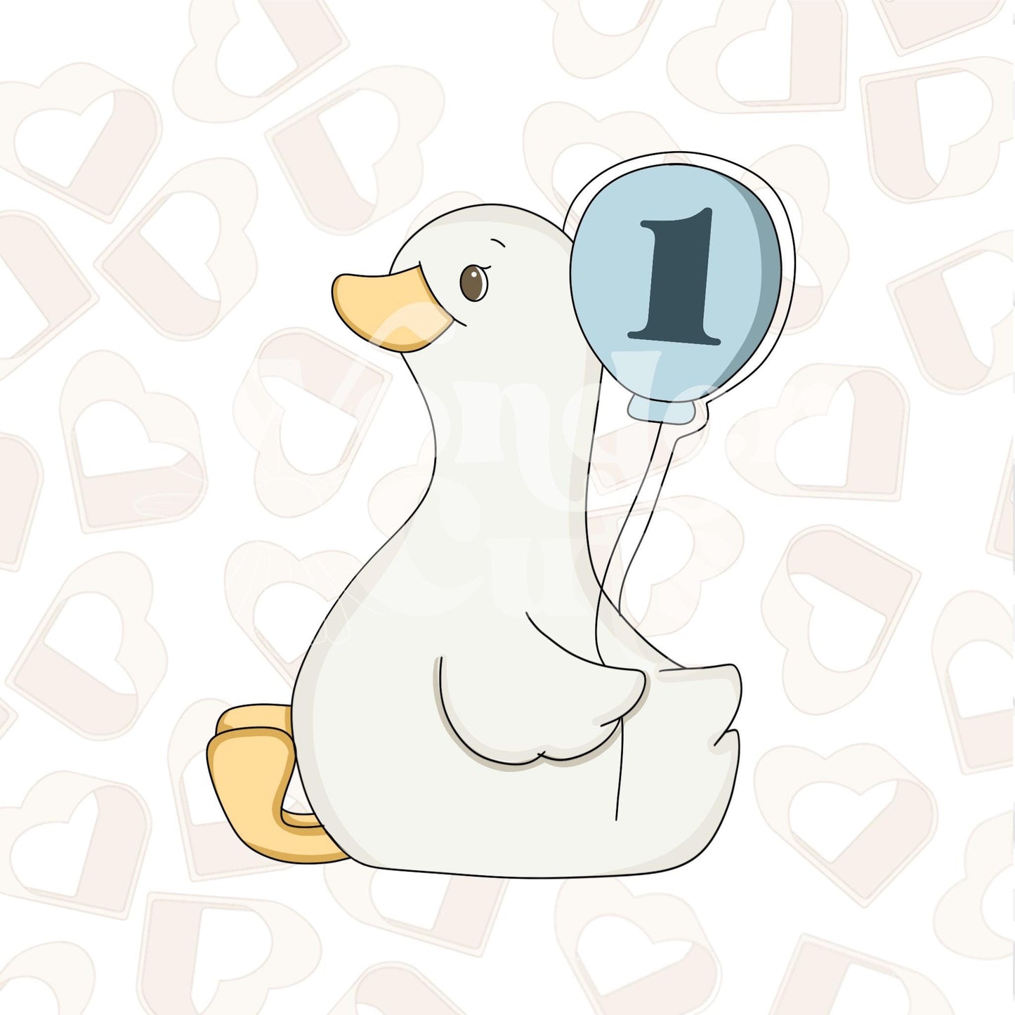 Balloon Goose Cookie Cutter