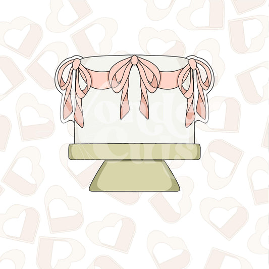 Coquette Cake Cookie Cutter