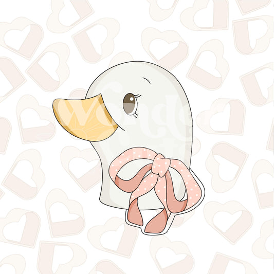 Coquette Goose Head Cookie Cutter