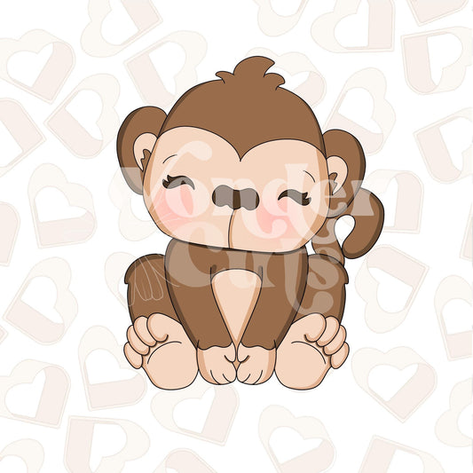 Full Body Monkey Cookie Cutter