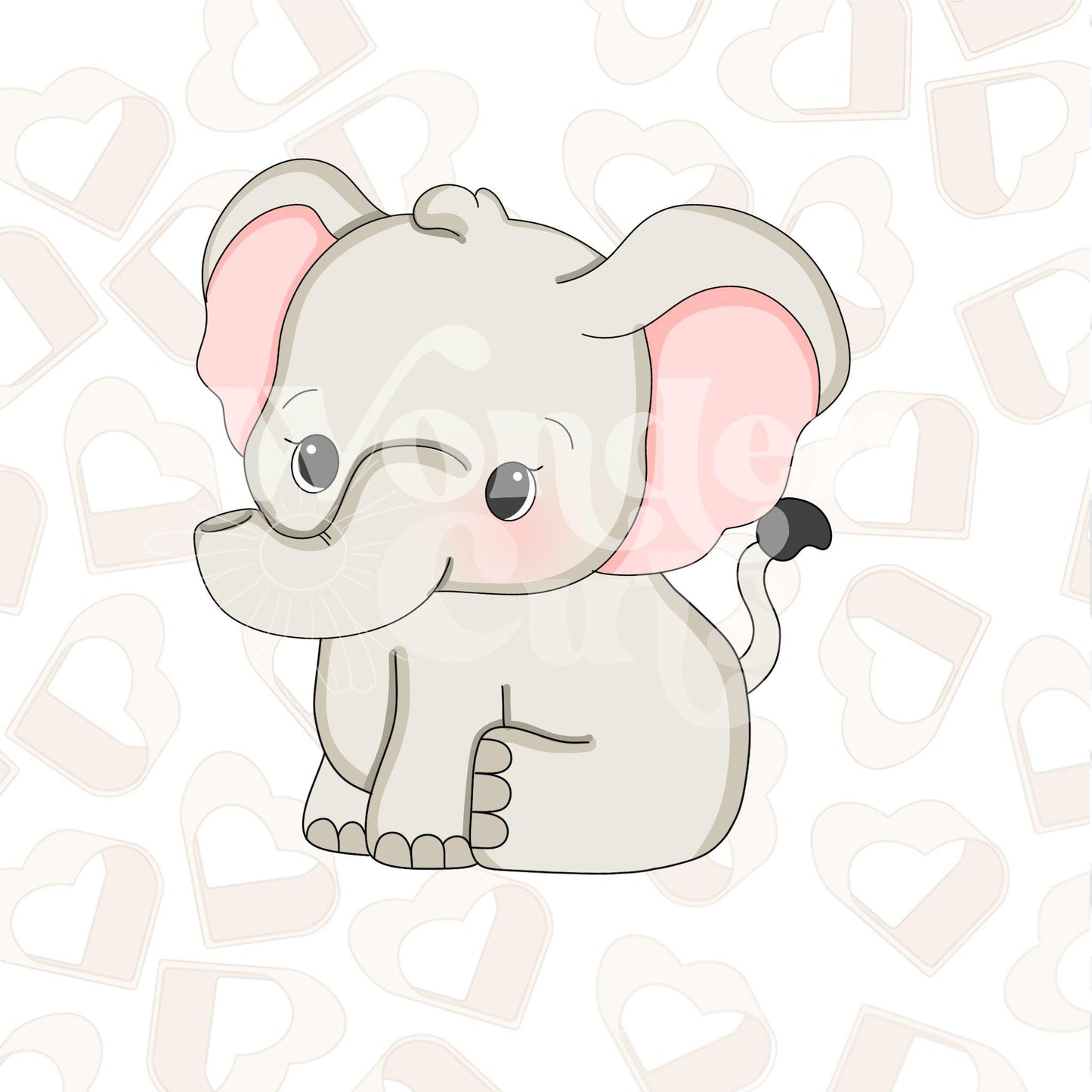Full Body Elephant Cookie Cutter