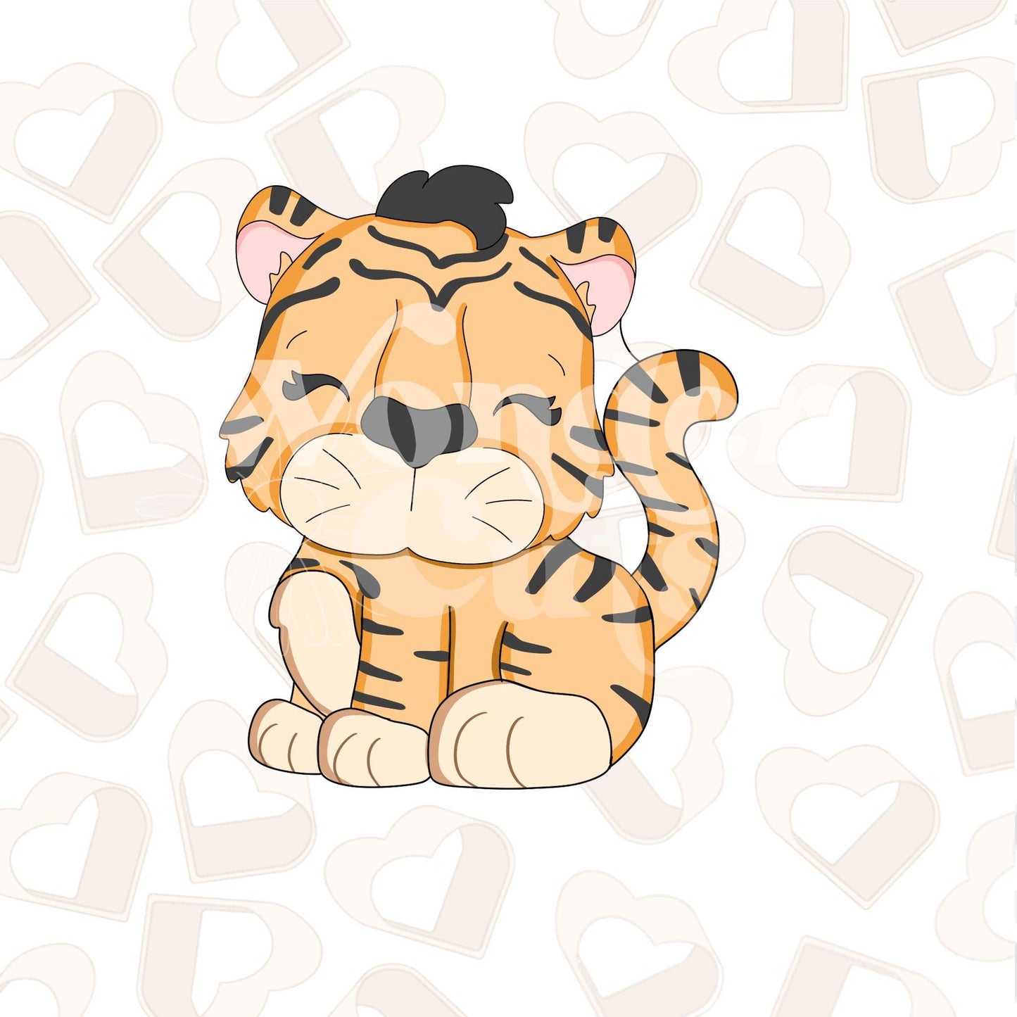 Full Body Tiger Cookie Cutter
