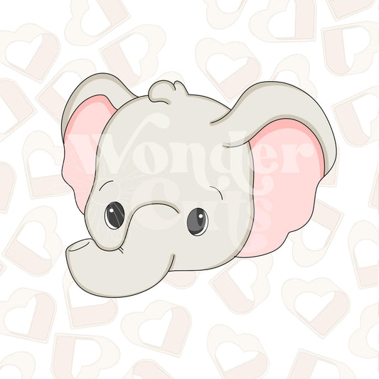 Elephant Head Cookie Cutter