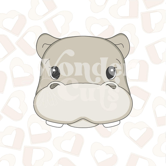 Hippo Head Cookie Cutter