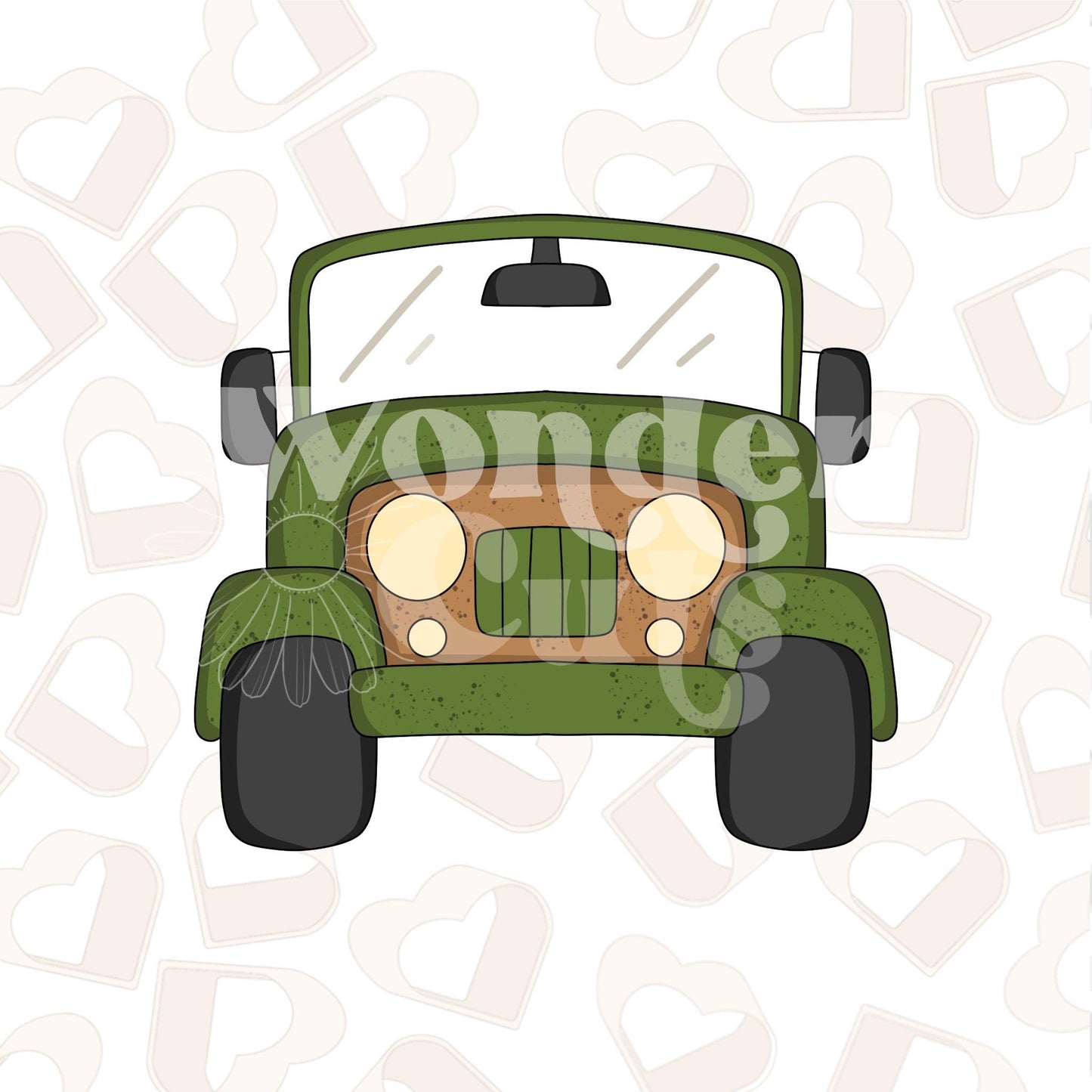 Safari Car Cookie Cutter