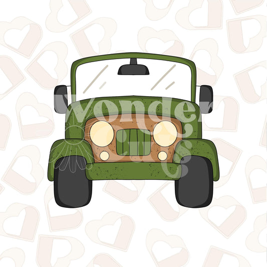 Safari Car Cookie Cutter
