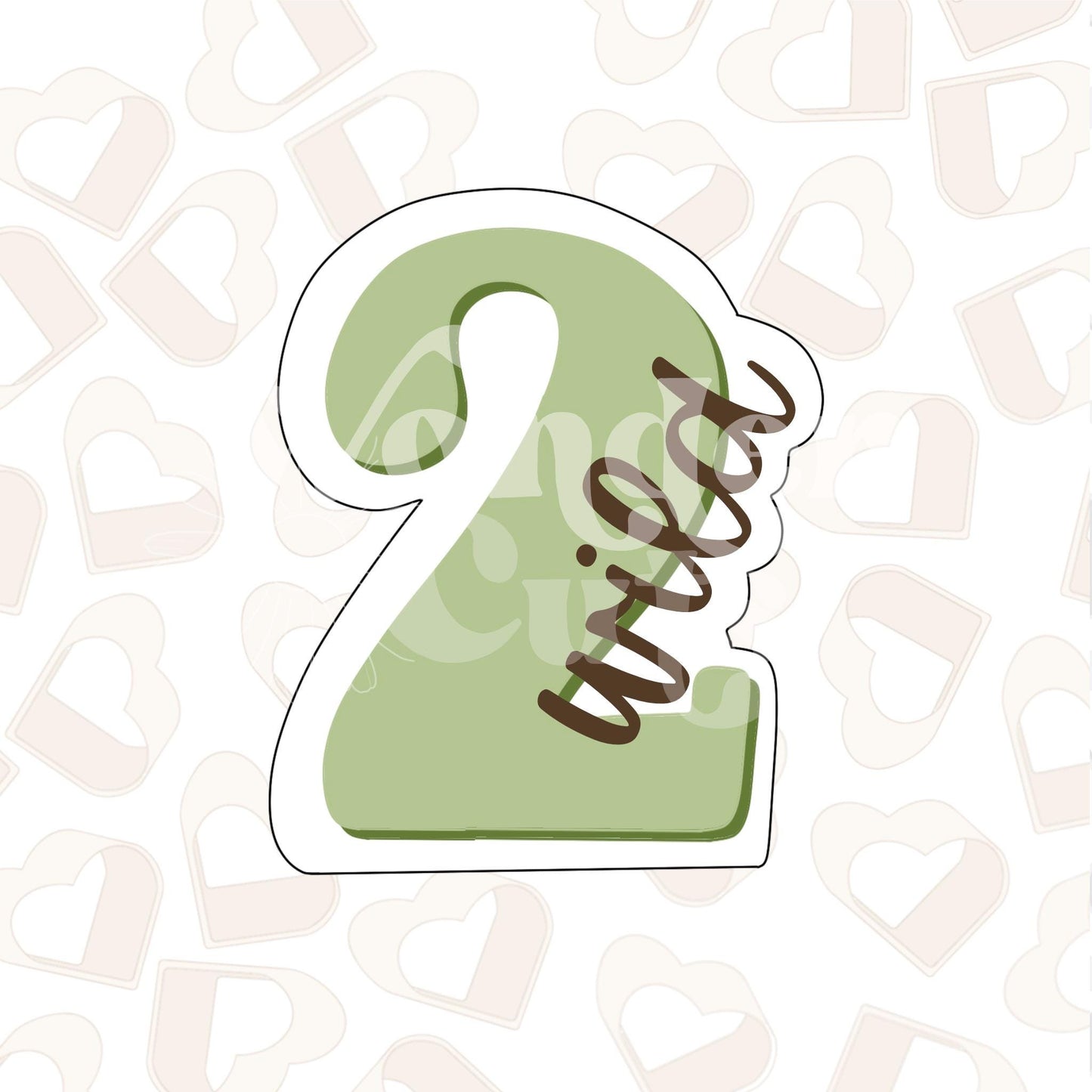 Two Wild Cookie Cutter