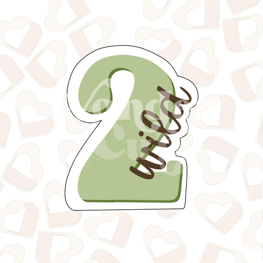 Two Wild Cookie Cutter