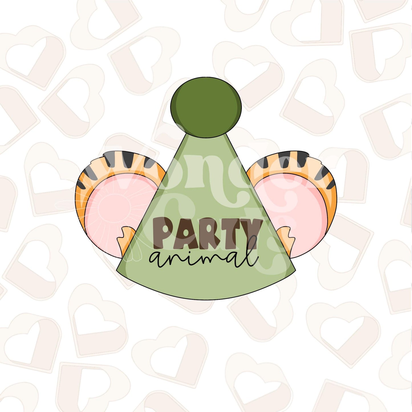 Party Animal Hat Cookie Cutter