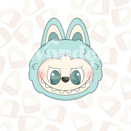 Plushy Monster Head Cookie Cutter