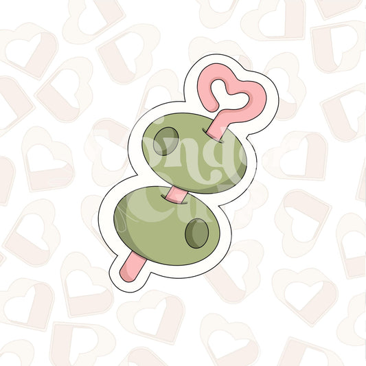 Toothpick Olives Cookie Cutter