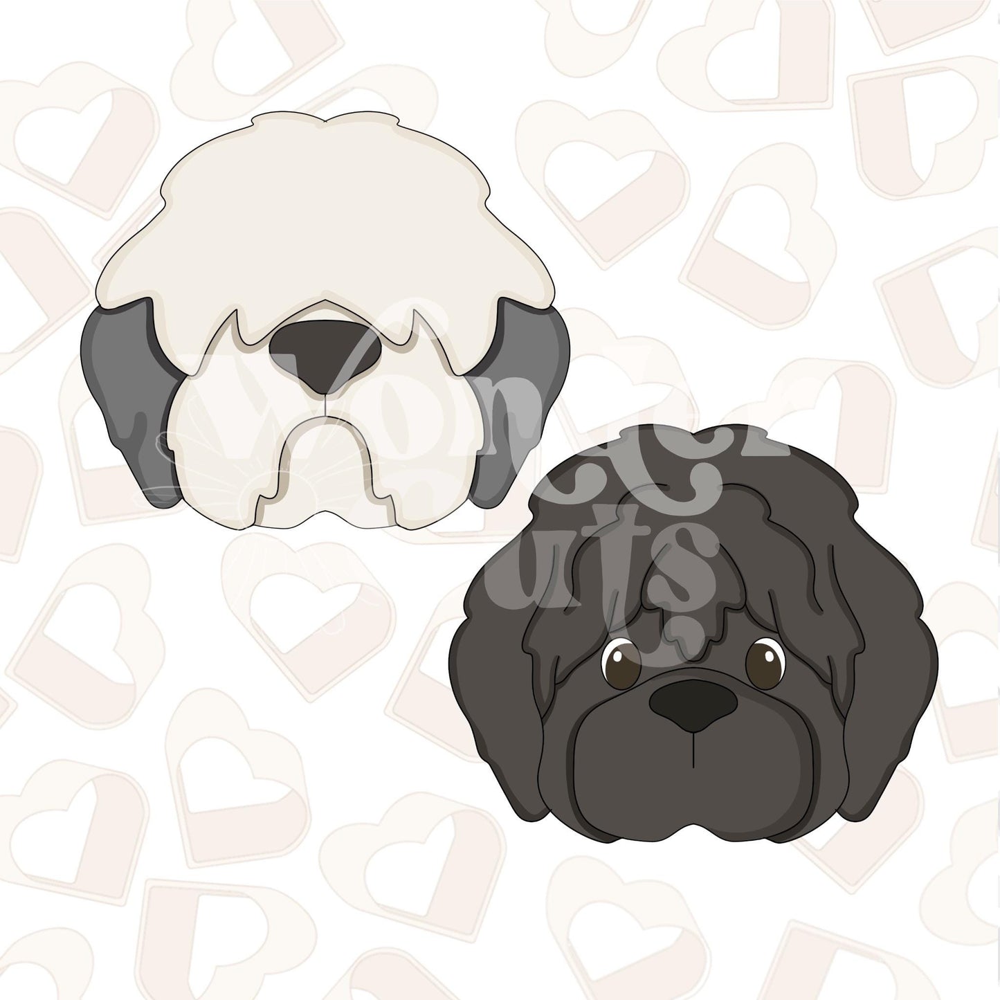 Newfoundland / Old English Sheepdog Cookie Cutter