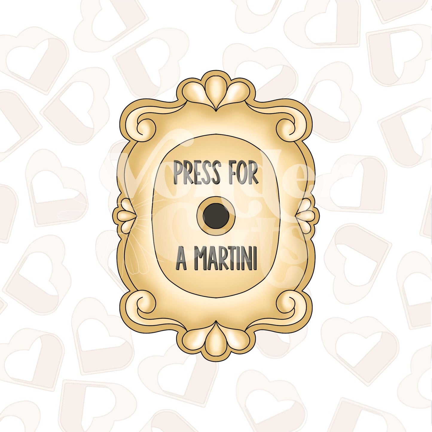 Elegant Plaque Cookie Cutter