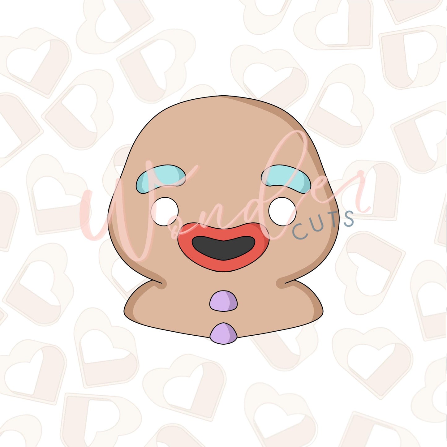 Friendly Gingerbread Cookie Cutter
