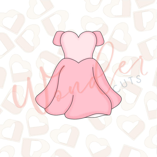 Princess Dress 2 Cookie Cutter