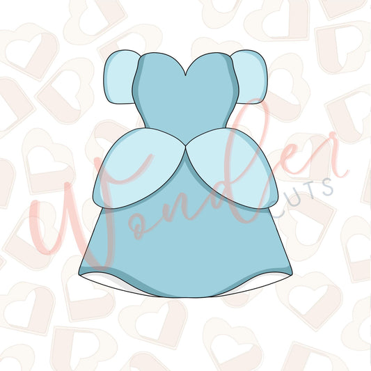 Princess Dress 3 Cookie Cutter