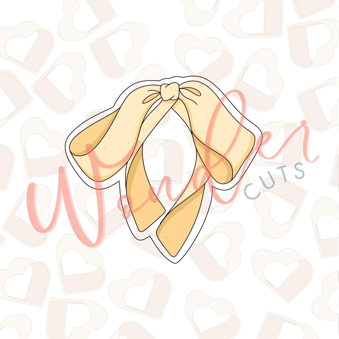 Girly Bow 4 Cookie Cutter
