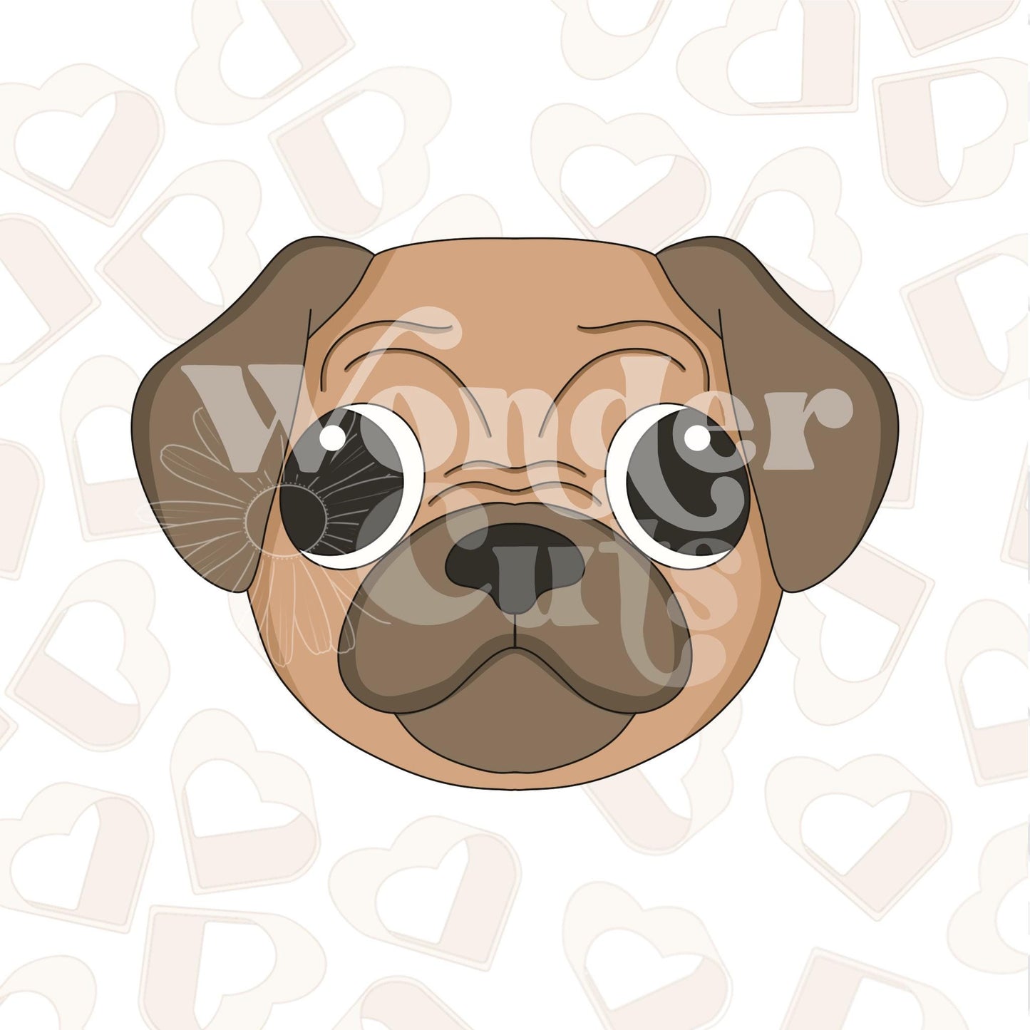 Pug Cookie Cutter