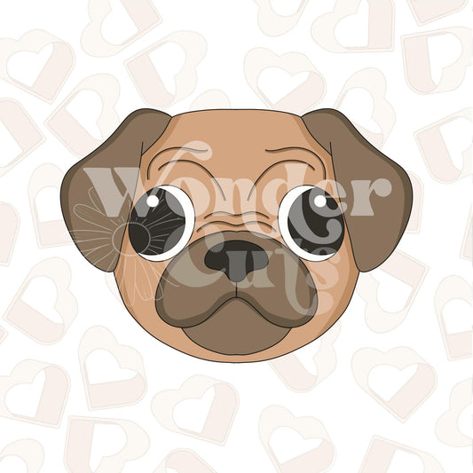 Pug Cookie Cutter