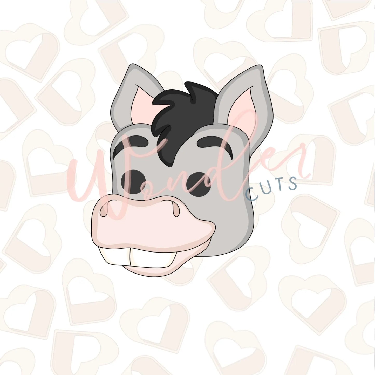 Friendly Donkey Cookie Cutter