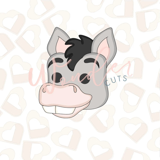 Friendly Donkey Cookie Cutter