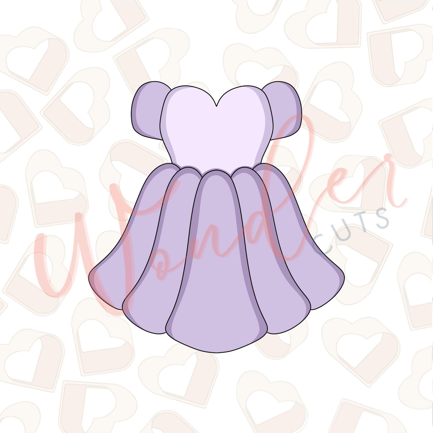 Princess Dress 4 Cookie Cutter