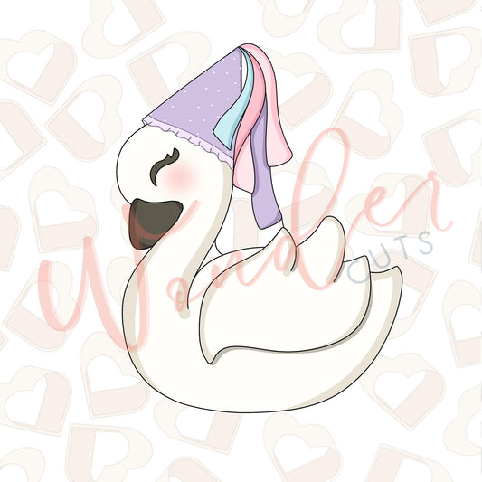 Swan with Hat Cookie Cutter