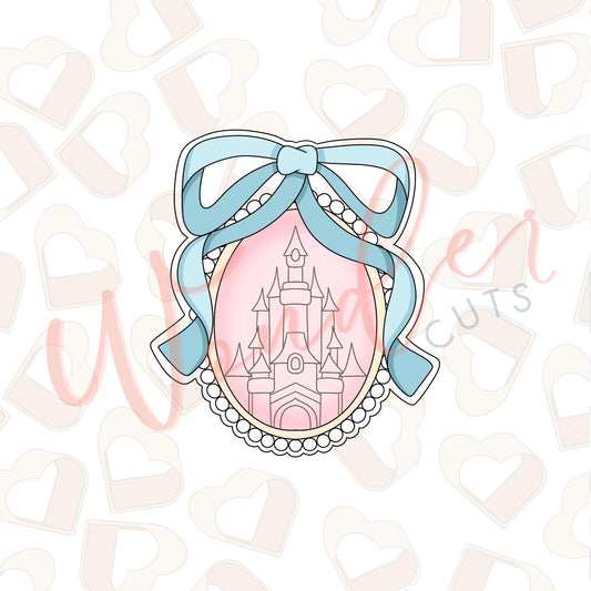 Coquette Pearl Plaque Cookie Cutter