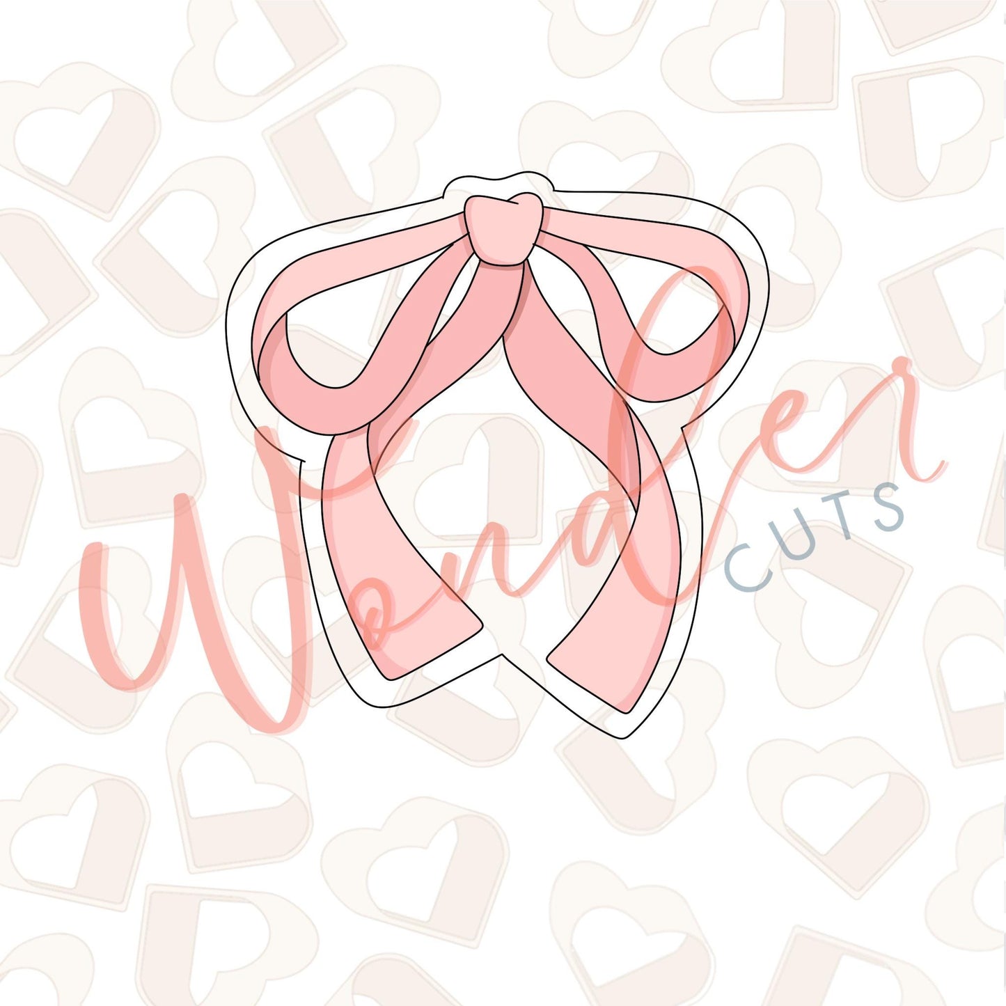 Girly Bow 1 Cookie Cutter