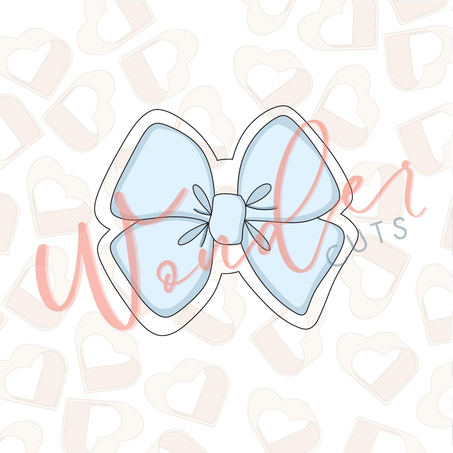 Girly Bow 6 Cookie Cutter