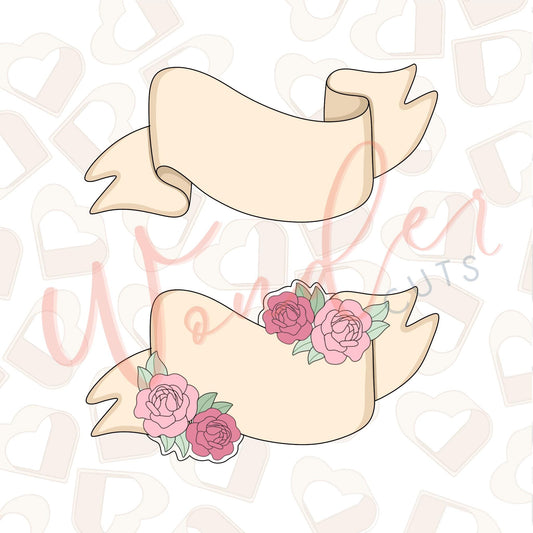 Ribbon Banner Cookie Cutter