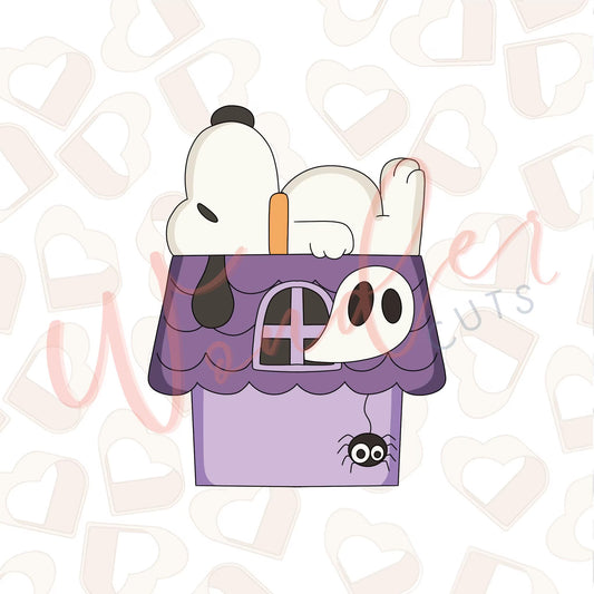 Haunted House Dog Cookie Cutter
