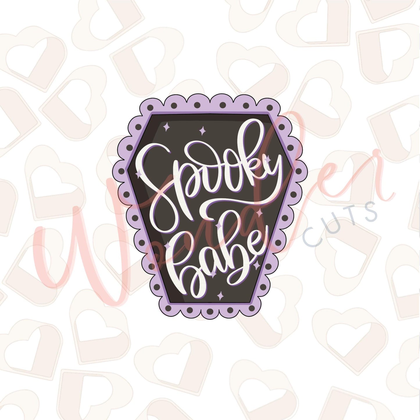 Scalloped Coffin Cookie Cutter