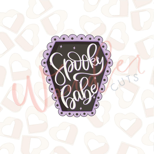 Scalloped Coffin Cookie Cutter