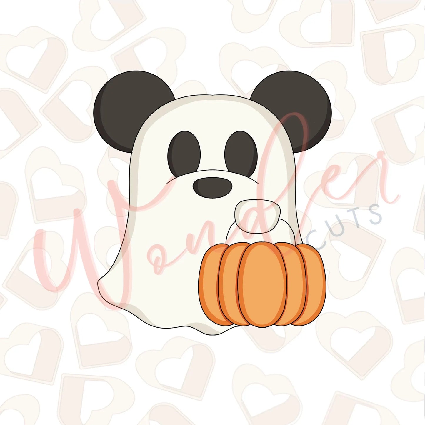 Mouse Ear Ghost with Candy Bag Cookie Cutter