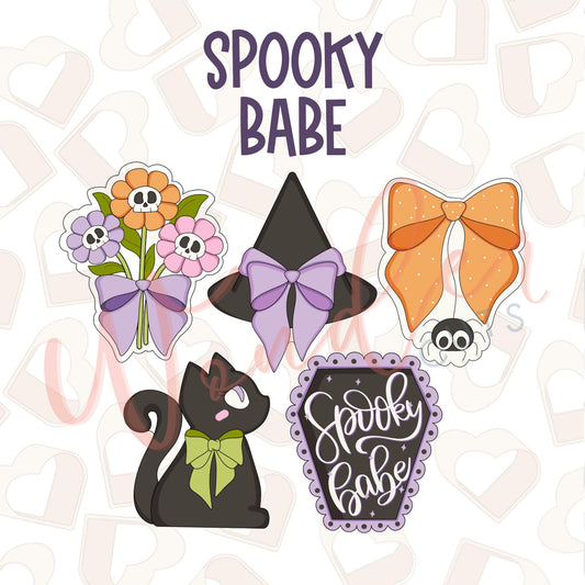 Spooky Babe Set of 5 Cookie Cutter