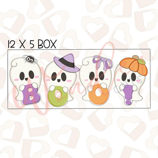 Boo Crew Set of 4 Cookie Cutter